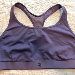 Victoria's Secret Purple Sports Bra with Racerback Design